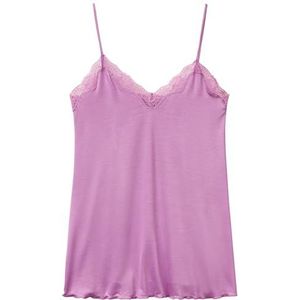 United Colors of Benetton Tanktop 3Z123H00J pyjama-top, roze, S voor dames, Roze, S