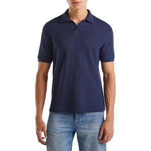 United Colors of Benetton Poloshirt voor heren, Blauw, M