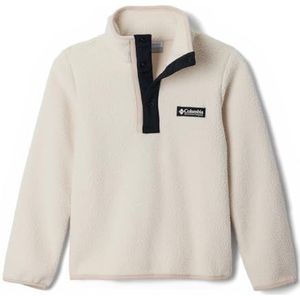 Columbia Youth Unisex Helvetia 2 Half Snap Fleece, Fleece Pull Over, Chalk/Black, XS