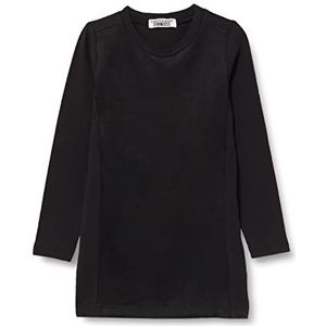 DJ Dutchjeans meisjesjurk, zwart, 7 Jaren