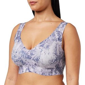 Sloggi dames Bustier Zero Feel Bralette EX, Blauw - Dark Combination (M008), S