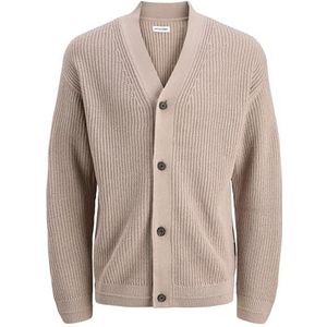JACK & JONES - CONNOR - Gebreid Vest - Lichtgrijs