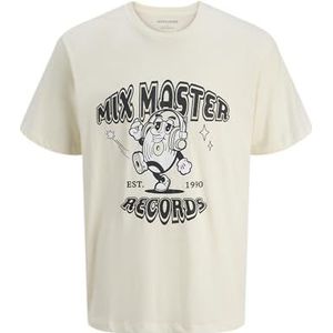 JACK & JONES - Masao - T-shirt - Beige - Katoen