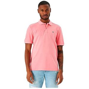 Garcia Poloshirt voor heren, kleur Bright Coral, maat XXL, Bright Coral., XXL