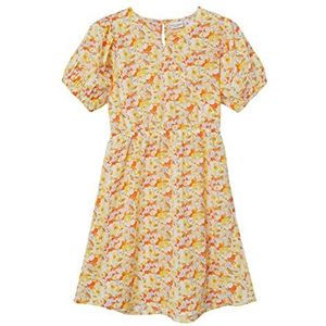 Bestseller A/S NKFVINAYA SS Dress, Créme De Pêche, 122 cm