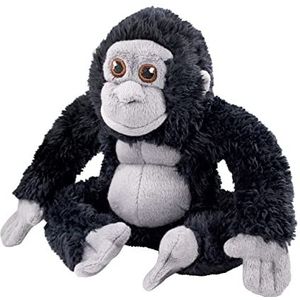 Ecobuddiez - Gorilla van Deluxebase. Kleine Zachte Pluche Dieren gemaakt van gerecyclede Plastic Flessen. Milieuvriendelijk Knuffelbaar Cadeau voor Kinderen en Schattige Dierenknuffels voor Peuters.