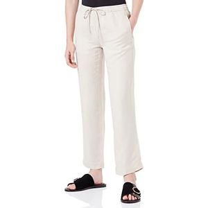 TOM TAILOR Dames linnen stoffen broek 1031289, 29517 - Sand Stone Beige, 38W / 32L