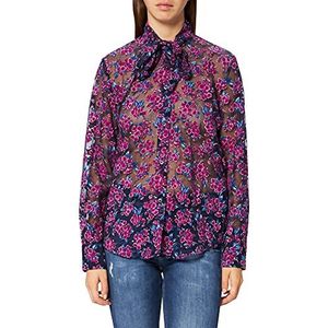 Love Moschino Dames shirt, F.BLU/FIO.Viola, 38