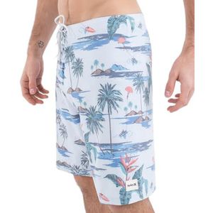 Hurley Boardshort Heren - Phantom Naturals Weeknder 20"" Lichtblauw, Lichtblauw, 4