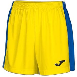 Joma - Dames Maxi Shorts - Korte Broek - Polyester - Contrasterende Zijsplitten