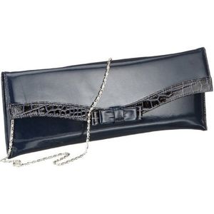 Buffalo 601097 pu black 01 dames clutch, 32x3x13 cm (B x H x D), blauw-blauw, One Size