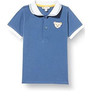 Steiff Jongens poloshirt korte mouwen polo hemd, Moonlight Blue, 80