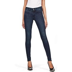 G-Star Raw Lynn Mid Super Skinny Jeans Jeans dames,blauw (Worn in Naval 9136-A962),24W / 36L
