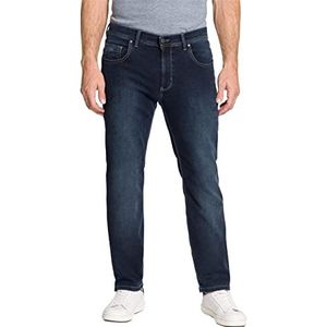 PIONEER AUTHENTIC JEANS Rando Vrijetijdsbroek voor heren, stoffen broek, regular fit, Blauw/Zwart Used 6688 6802, 35W / 34L