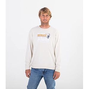 Hurley Heren M Lazy Days Light Crew Sweatshirt met capuchon