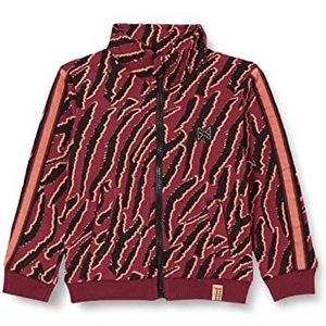 Koko Noko Vest voor meisjes, Bourgondië + Aop, 0 Maand