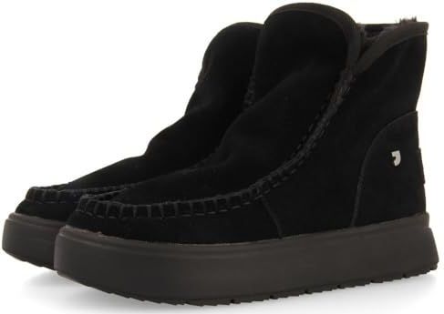 GIOSEPPO - VECSES - Dameslaarzen - Zwart - Bontvoering - Lichte EVA-bodem