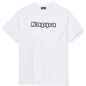 Kappa heren Kouk T-shirt, wit/zwart, S