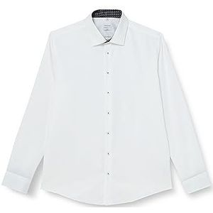 Seidensticker Slim fit overhemd met lange mouwen voor heren, wit, 39