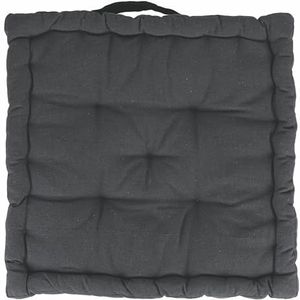 GALILEO SpA Set van 4 matraskussens voor stoel, 40 x 40 x 8 cm, donkergrijs, Sibilla