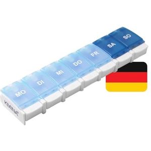 KMINA - Pillendoos voor 7 dagen, Duits, grote capaciteit