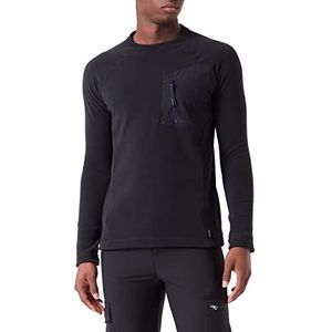 Bermudes PLELOT fleece slip, zwart, M heren, zwart., M