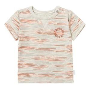 Noppies Baby Boys Tee McHenry T-shirt met korte mouwen, all-over print, voor baby's, Ras1202 Havermout - P611, 80 cm