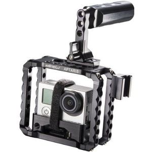 Walimex Pro Aptaris Cage Action Set voor GoPro Hero 2/3/3+ incl. handgreep, caseless mount en camerakooi