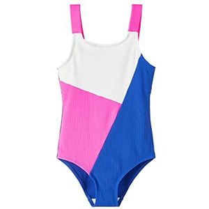 NAME IT Girl's NKFZALMA Swimsuit, surf the web, 122/128, surf The Web, 122/128 cm