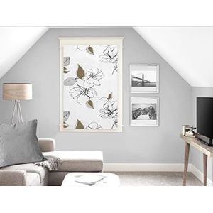 Soleil d'Ocre Lucile Vitrage, polyester, wit, 60 x 90 cm