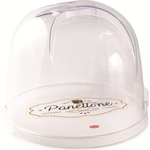 Snips | Panettone-deur | Pandoro deur | container van kunststof met transparant deksel met 2 veiligheidssluitingen | afmetingen 27 x 26 x 22 cm | Made in Italy | BPA-vrij