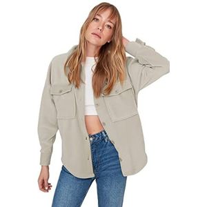 TRENDYOL Jas - beige - oversized, Beige, S