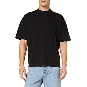 Urban Classics Heren Oversized Mock Neck Tee T-shirt, zwart, 3XL