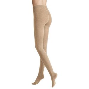 Unbekannt HUDSON 025560 RELAX MONTANA, ondoorzichtig, gebreide panty, 44/46, beige, van 90% katoen, katoenen panty, versterkte punt en hiel, beige., 44/46