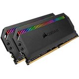 CORSAIR DOMINATOR PLATINUM RGB 16GB (2x8GB) DDR4 3200 (PC4-28800) C16 1.35V AMD Geoptimaliseerd geheugen- Zwart