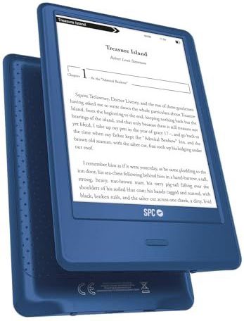 SPC Dickens Light 2 Pro - E-book Reader - Blauw - 6 inch - 8 GB - USB-C
