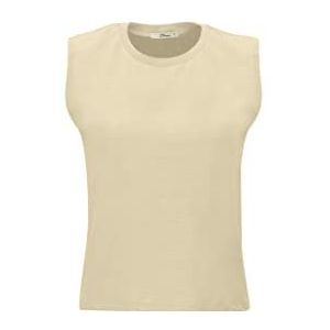 LTB Jeans Dames Danolo bandershirt/Cami Shirt, Wax Yellow 4265, M, Wax Yellow 4265, M