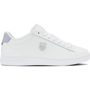 K-Swiss - COURT SHIELD II - Sneakers - Wit/Oyster mushroom/Thistle