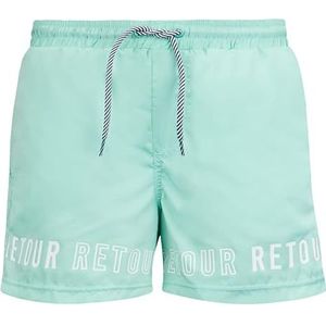 Retour Denim de Luxe Jongens Renzo Zwemkleding, muntgroen, 3-4 Jaren