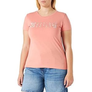 MUSTANG Dames Alexia C Print T-shirt, Lobster Bisque 8131, S