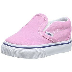 Vans Klassieke instapper, uniseks kruipschoenen voor baby's, Roze Prism Roze True Wit, 37 EU