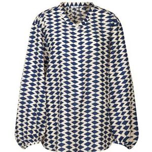 Seidensticker Damesblouse met opstaande kraag, modieuze blouse, regular fit, opstaande kraag, lange mouwen, 100% linnen, inktblauw, 54 NL