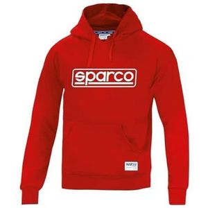 Sparco 01315RS5XXL, sweatshirt framemaat XXL rood, uniseks, volwassenen, meerkleurig, 42/50 EU, 50 hojas, XX-Large