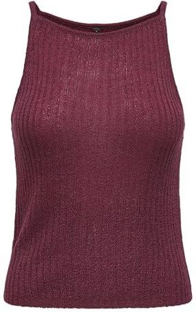 Gebreide Top - O-hals - Mouwloos - Regular Fit - Zacht Knitwear