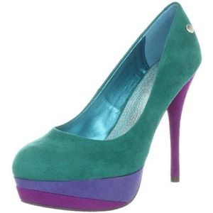 Blink Dames BL 316-200H24 Pumps, Groen Emerald Plum Amethyst 24, 38 EU