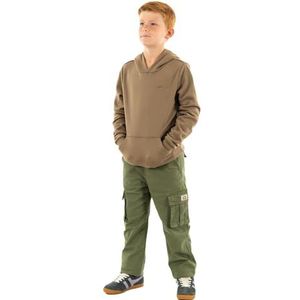 Teddy Smith S- Nark Hoody Jr Sweater Jongens, Kastanje, 12 Jaren
