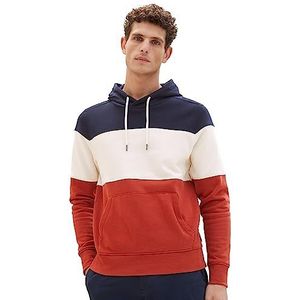 TOM TAILOR Sweatshirt voor heren, 14302 - Velvet Red, S