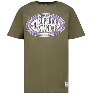 Vingino Boys Hoapy T-shirt Maat 4 van The SO25 Collection, groen, 4 Jaar