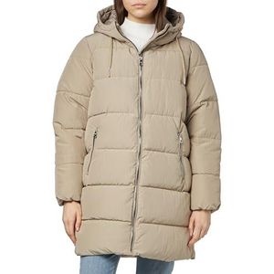 ONLY Carmakoma Carnewdolly Long Puffer Coat OTW Noos gewatteerde jas voor dames, bruin, M