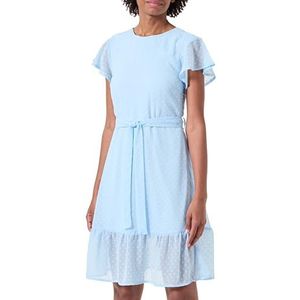 Vila VIMALIANA O-Neck S/S korte jurk/KA, Kentucky Blue., 38
